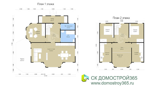 Проект «Мурманск» - план 1 и 2 этажа