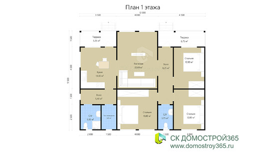 Проект «Наро-Фоминск» - план 1 этажа